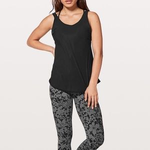 Lululemon black let it slip tank